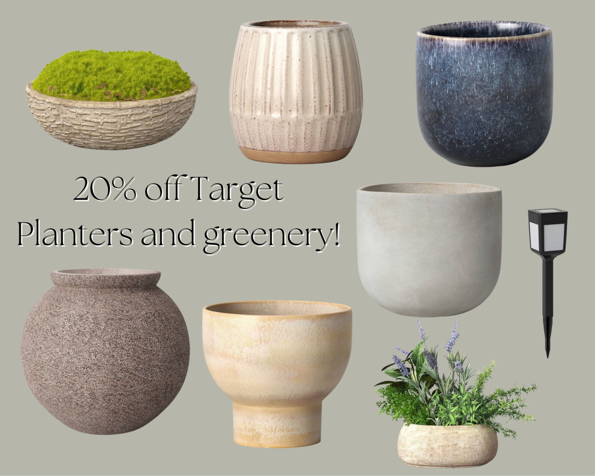 20% off sale on target planters and outdoor greenery! The concrete planters look so high end!
#patiodecor #greenery #plants #artificialplant #fauxtree #planters #patiofurniture #outdoorfurnoture


#LTKsalealert #LTKSale #LTKhome