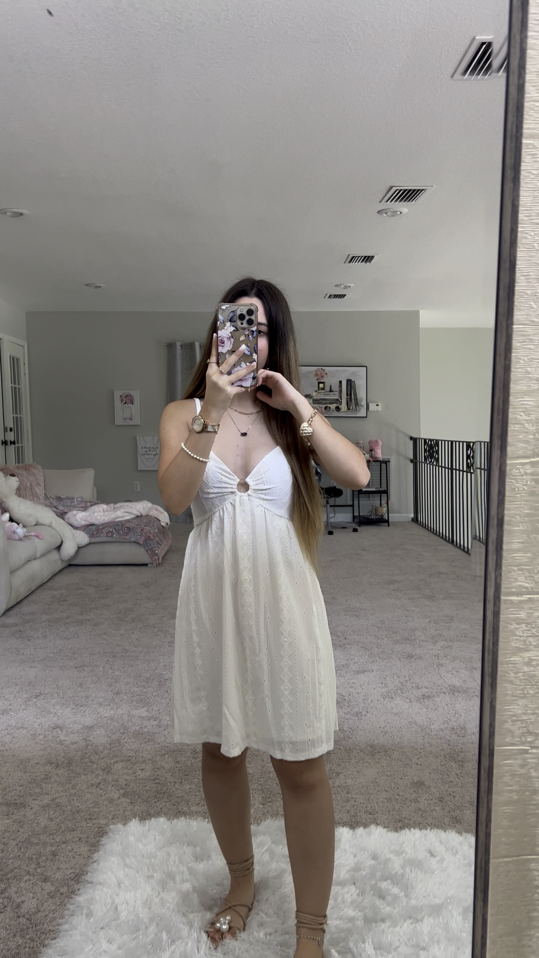 Little white dresses are always a good idea! This one from @walmartfashion is so adorable and affordable, currently under $13✨also comes in a blue, coral, and black color. Everything is linked on LTK for you girls to shop. Xoxo, Lauren 

Shop My Outfit:
♡ Comment “LINKS” and I’ll send you a DM with everything you need to shop!! 
♡ Click the link in my bio -> Shop my Outfits Links on LTK

#summerdresses #summerootd #summeroutfits #ootdguide #ootdblogger #dailyoutfits #outfitinspirations #outfitidea #howtostyle #stylevideo #stylingreel #stylingreels #fashionreel #fashionreels #walmartfinds #walmartfashion #walmartstyle #ootdreel #outfitreel #outfitreels #ltkunder50 #classicstyle #chicstyles #chicfashion #whattowear #whatiwore #trendingfashions #whattoweartoday #outfitideas4you 

🗝️ white dress, summer dresses, summer outfits, walmart dress, walmart style, walmart fashion, mini dress, brunch outfit, pinterest outfits, feminine, chic style, girly dress, resort wear, beach dress, affordable fashion @shop.ltk  @ltk.creators @ltk.hq