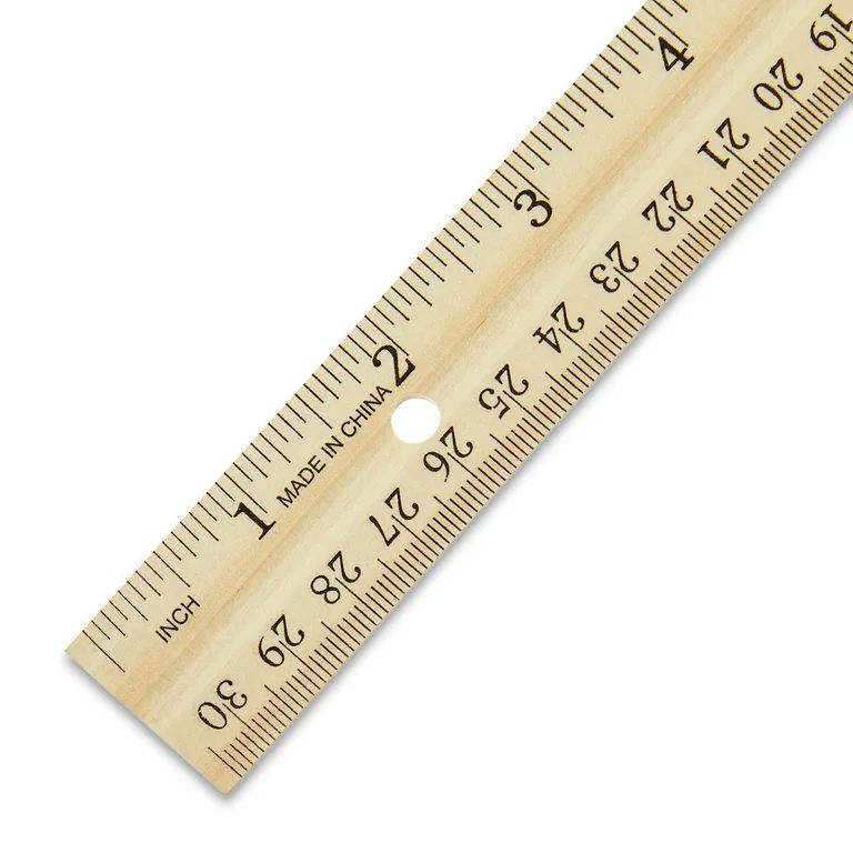 Pen+Gear 12" Wood Ruler (0.05lb) | Walmart (US)