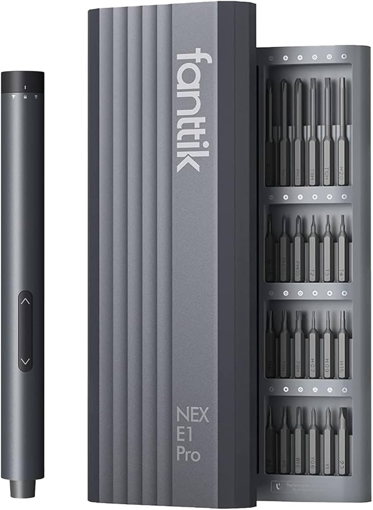 Fanttik E1 Pro 3.7V Mini Electric Screwdriver, Precision Screwdriver Set with 24 Magnetic Bits, M... | Amazon (US)