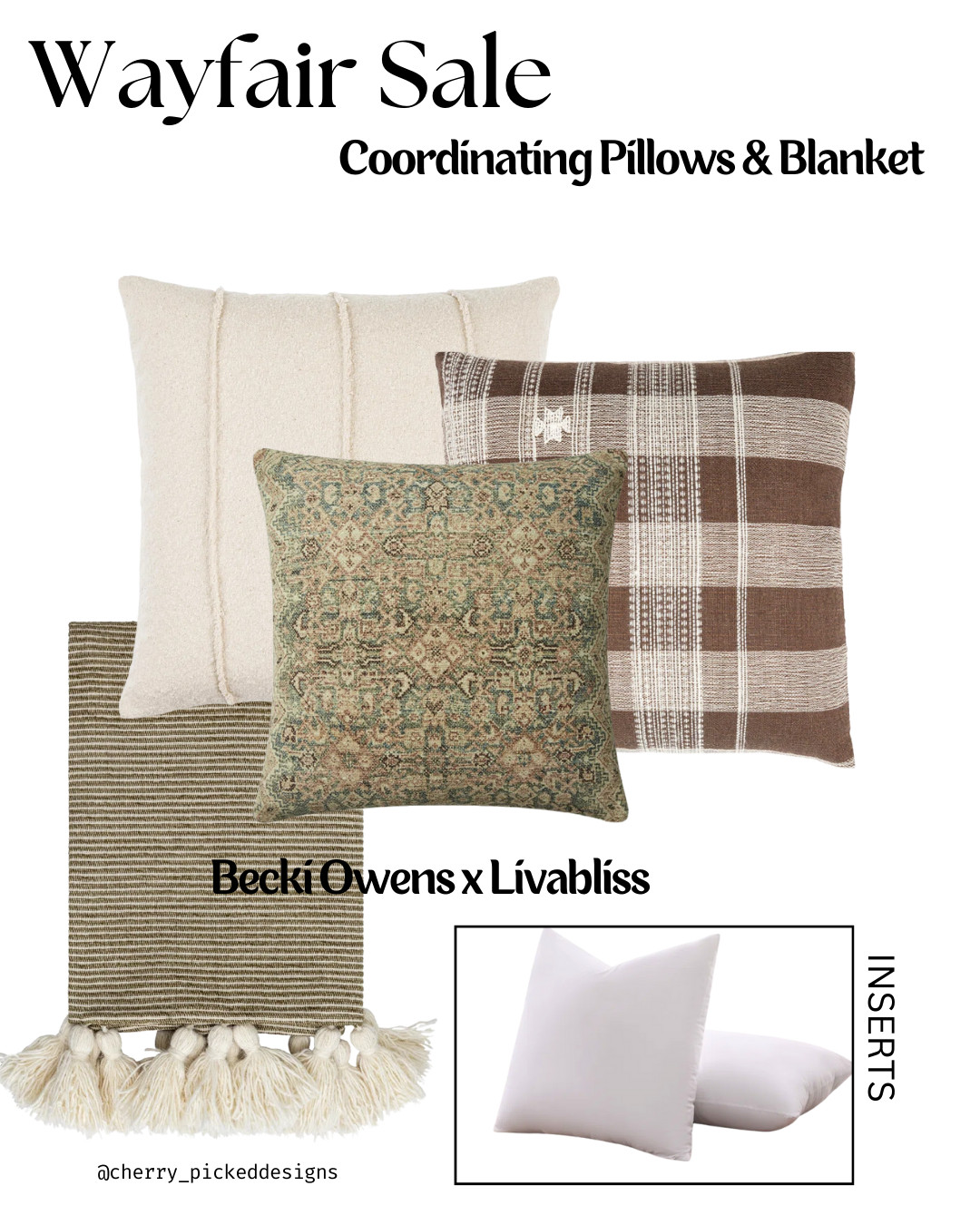 🌟 Transform Your Home with Cohesive Comfort! 🌟  @wayfair sale Discover our beautifully curated selection of pillow rugs and blankets that perfectly complement each other for a stylish and inviting atmosphere. 🏡🧺 

✨ Whether you're styling your living room, bedroom, or cozy reading nook, our pillows and blankets are designed to add warmth and personality to your space. Choose from a variety of colors and patterns to craft your dream decor!

#HomeDecor #PillowRugs #CozyVibes #Textiles #InteriorDesign #DecorInspo #BlanketGoals #RugStyle #HomeStyling #WarmAndWelcoming #ChicDecor  

 #LTKHome #LTKSaleAlert #LTKFindsUnder100
