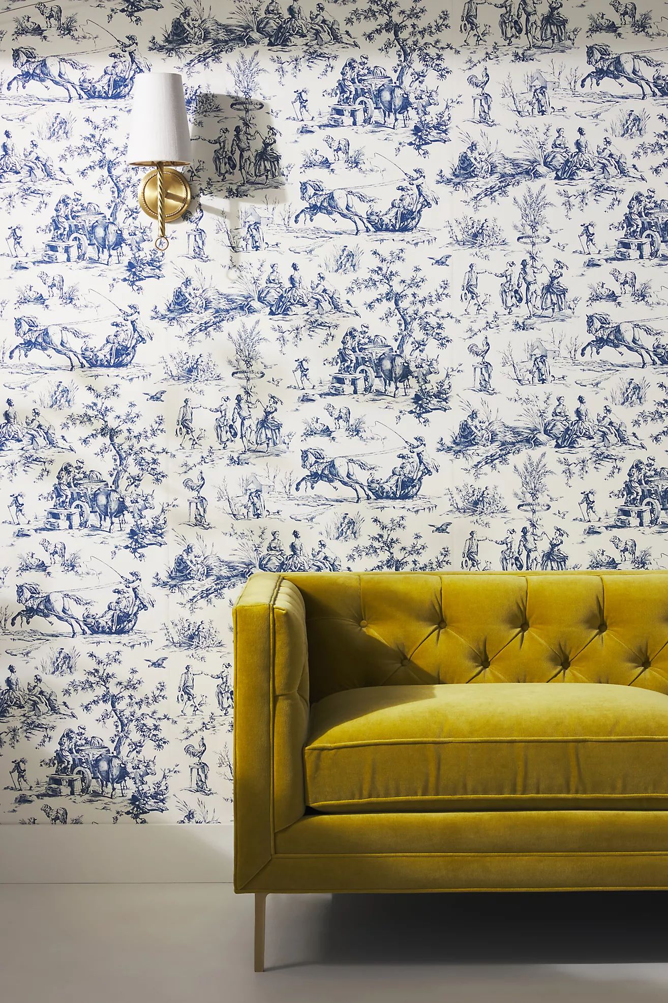 Seasons Toile Wallpaper | Anthropologie (US)