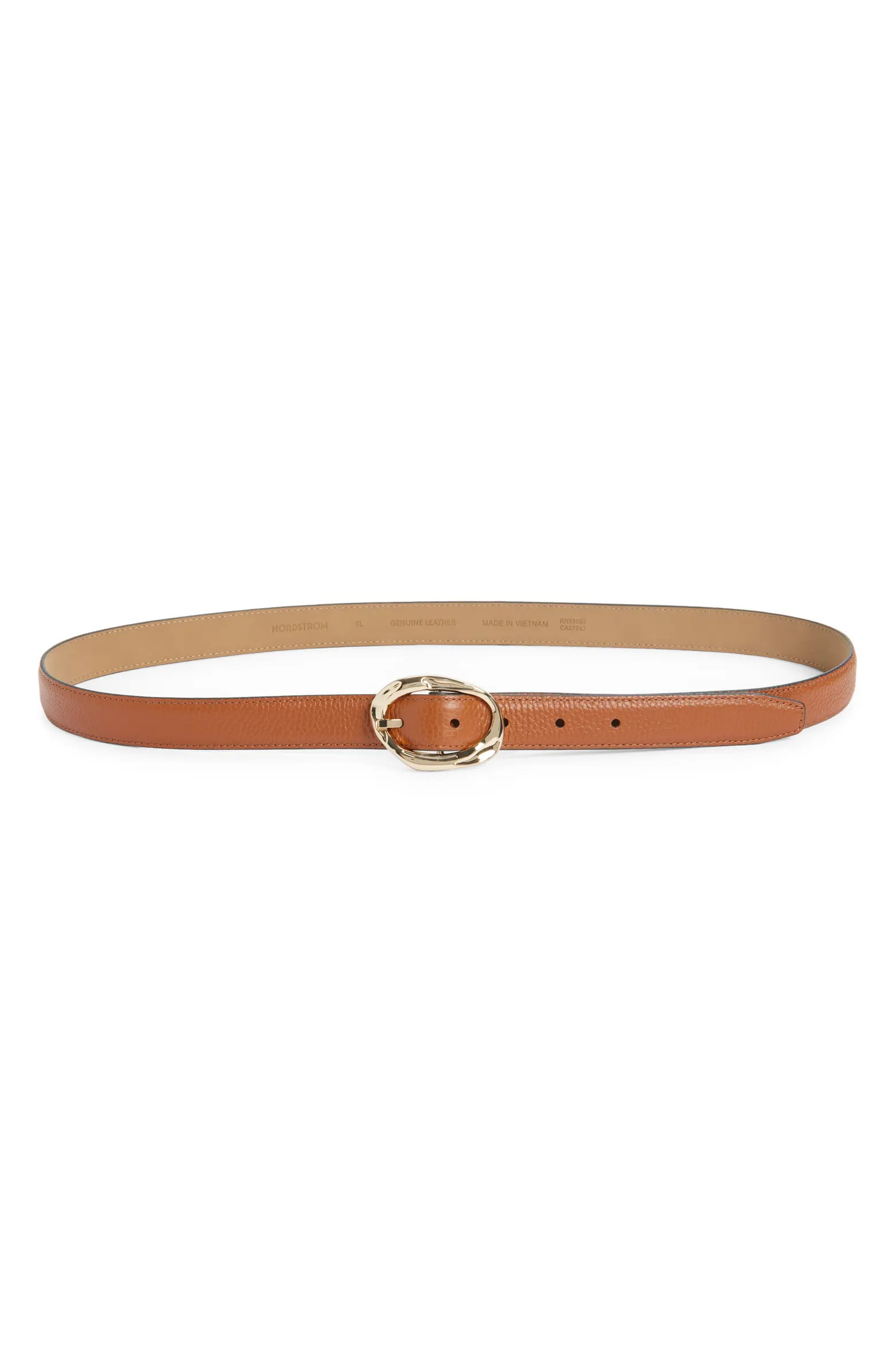 Cora Slim Leather Belt | Nordstrom