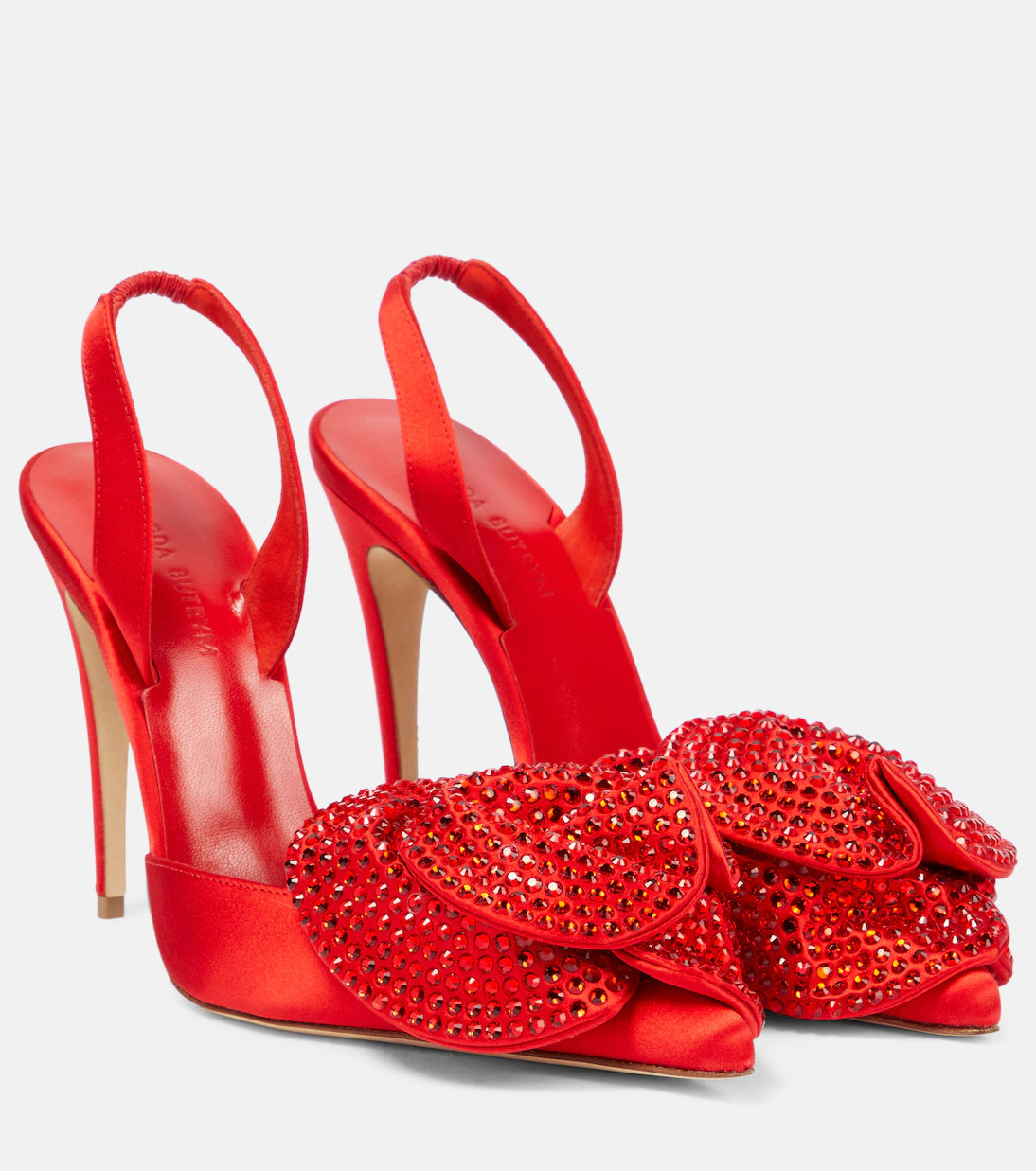 Embellished satin pumps | Mytheresa (US/CA)