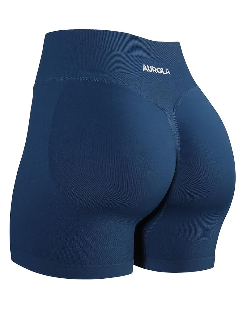 AUROLA Influence Workout Shorts for Women,2.5 3.5 4.5 5.5 6.5 No Roll Up Squat Proof Scrunch Seam... | Amazon (US)