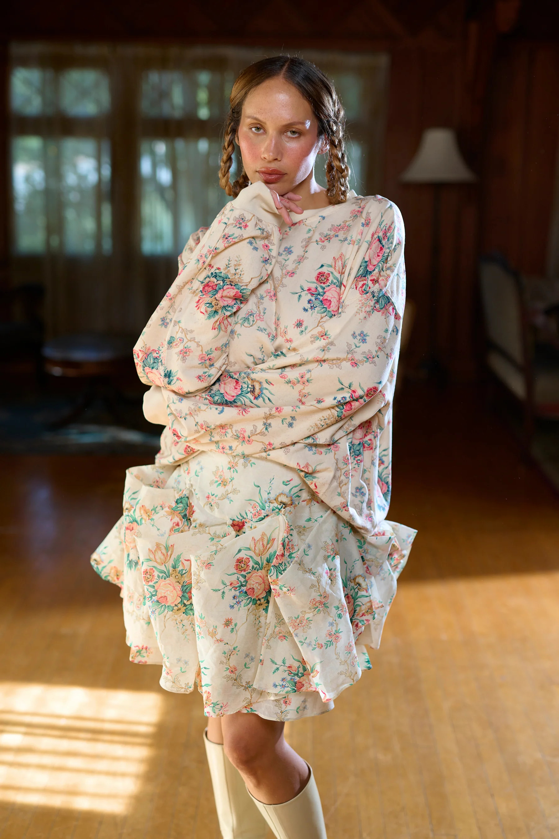 The Garland Pillow Sweater | Selkie Collection