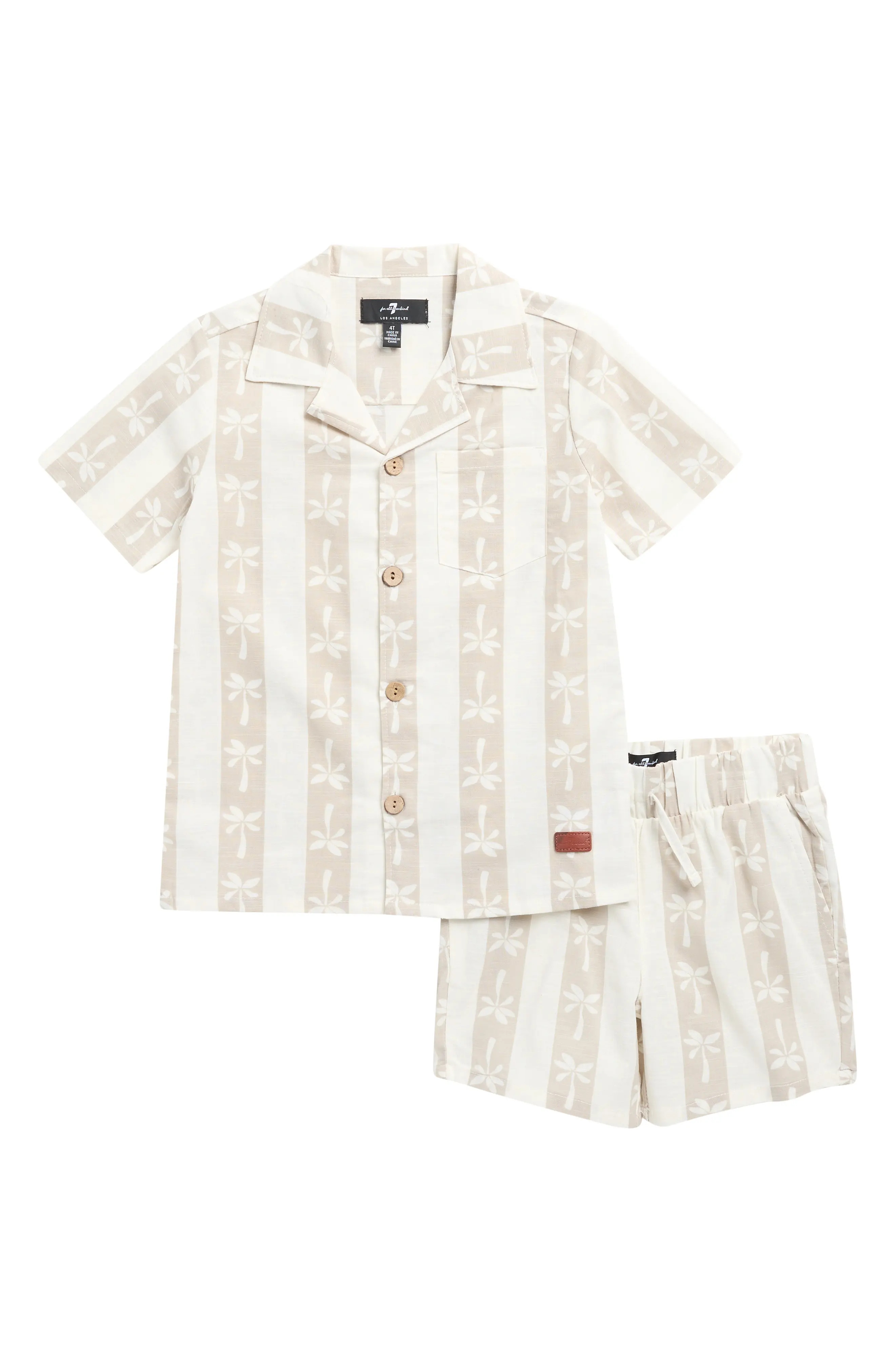 Kids' Cotton & Linen Shirt & Shorts Set (Men) | Nordstromrack | Nordstrom Rack