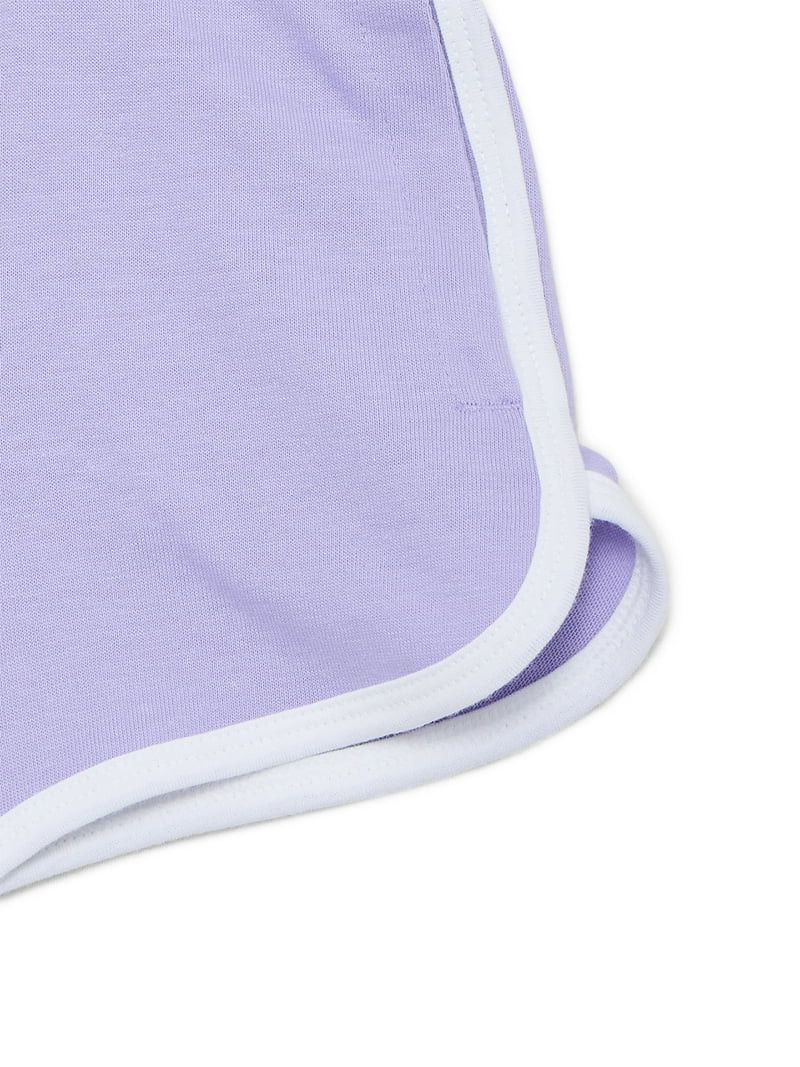 Wonder Nation Girls Dolphin Hem Shorts, Sizes 4-18 & Plus | Walmart (US)
