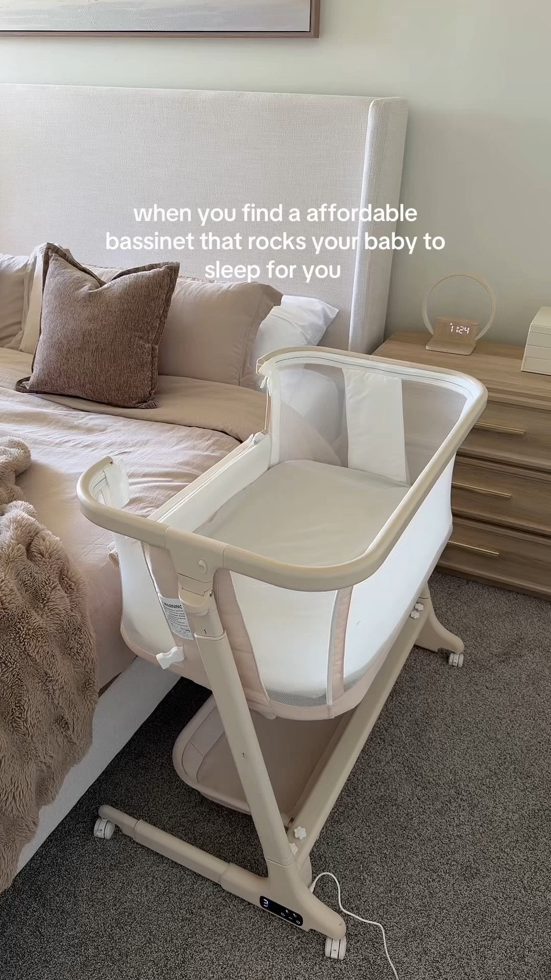 A baby bassinet that rocks your baby to sleep for you and it’s affordable!! 

#baby #babymusthave #bassinet #momlife

#LTKHome #LTKSaleAlert #LTKBaby
