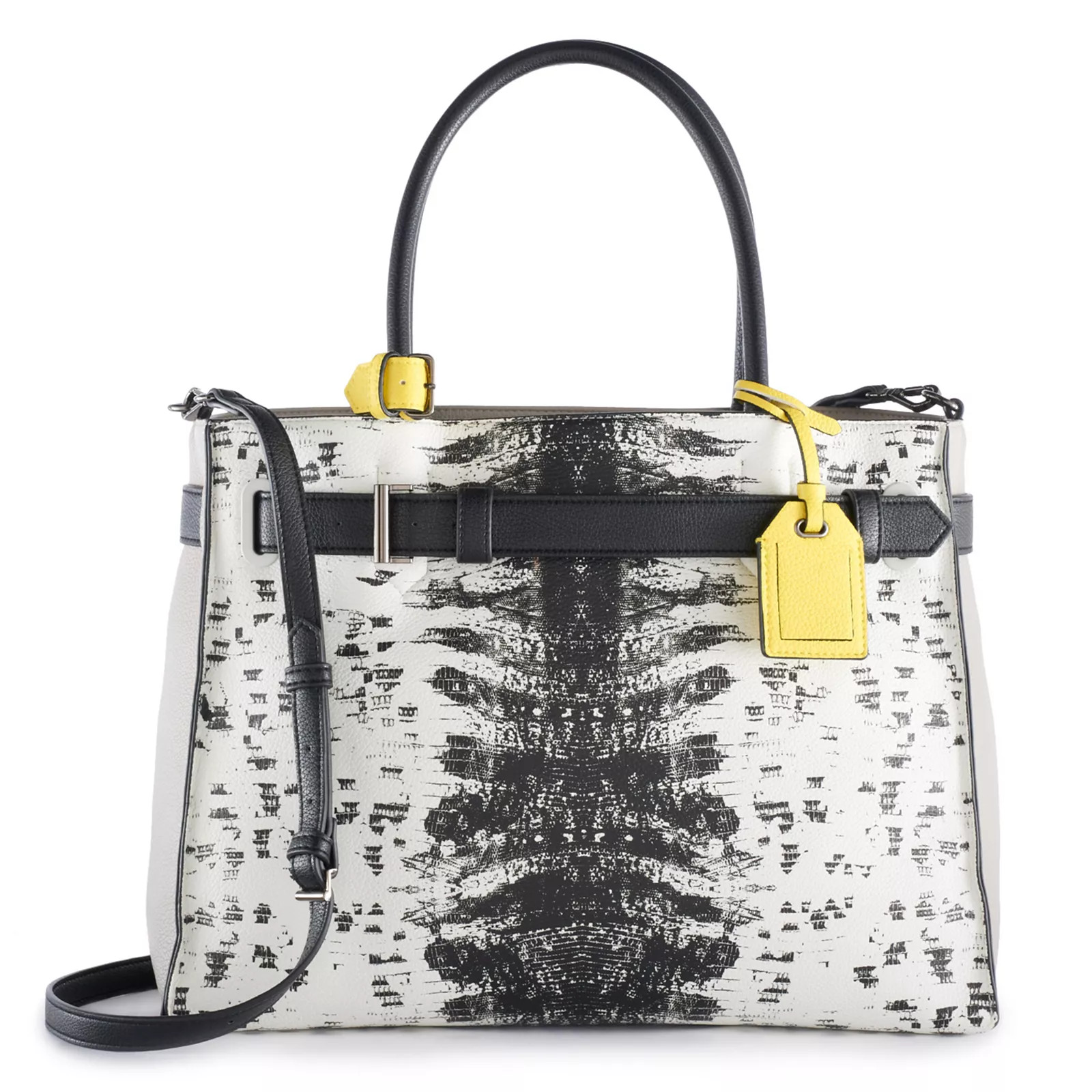 REED RK40 Large Belted Convertible Satchel, White Tejus Gray | Kohl's