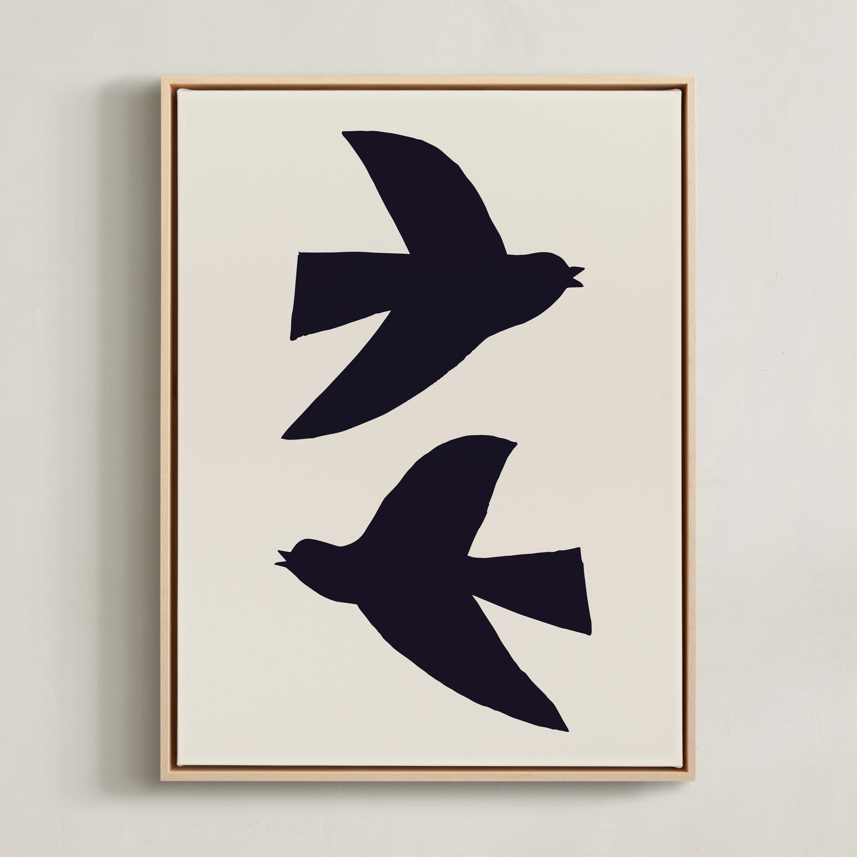 "Birds" - Graphic Limited Edition Art Print by Alexandra Dzh. | Minted
