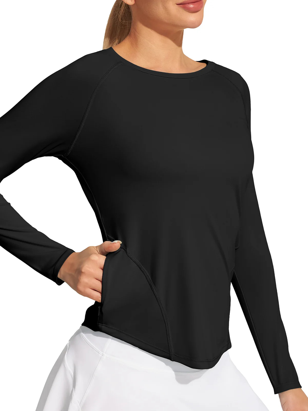 IUGA UPF 50+ Long Sleeve Rash Guard With Pockets | IUGA