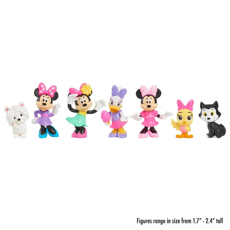 Just Play Disney Junior Minnie Mouse 7-Piece Figure Set, Kids Toys for Ages 3 and up - Walmart.co... | Walmart (US)