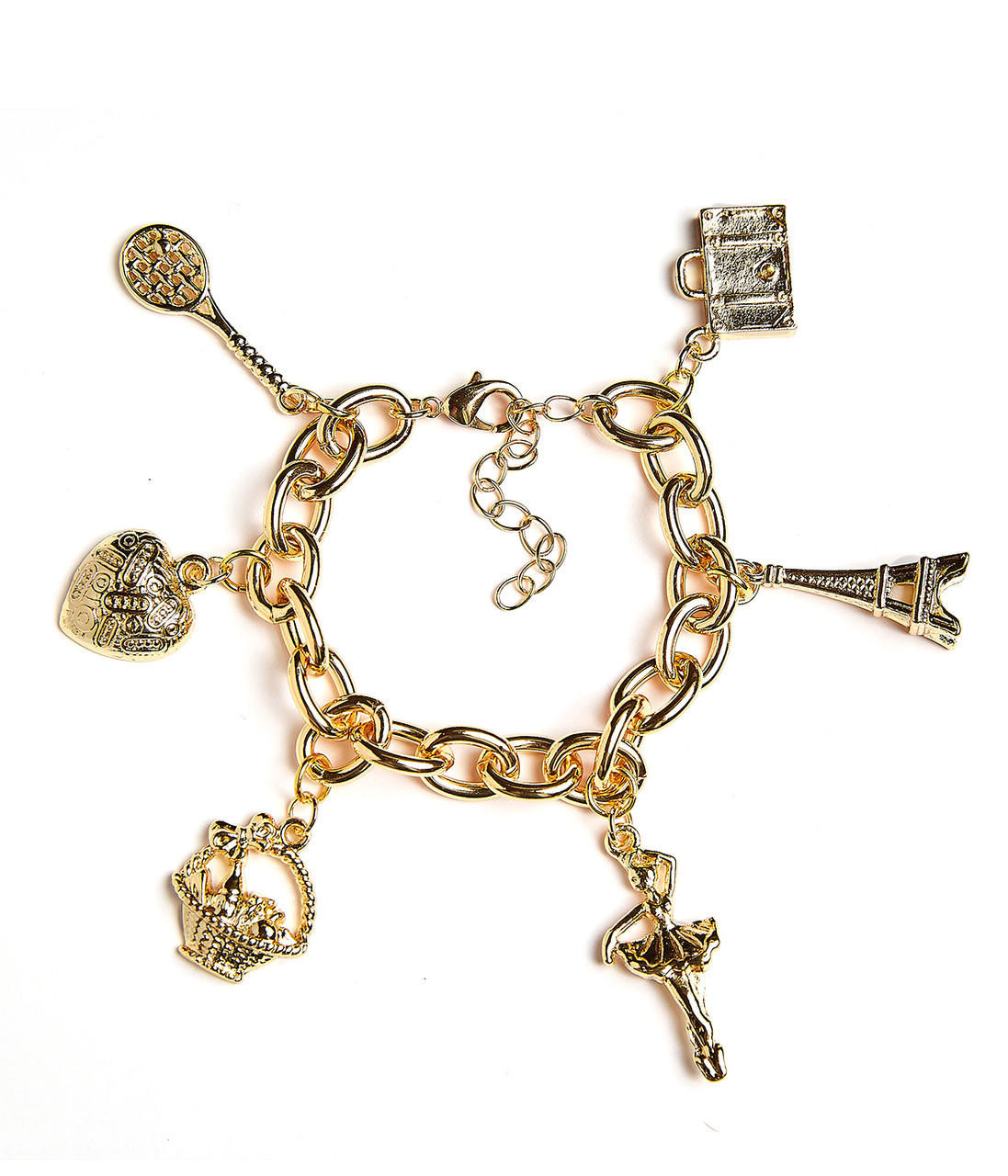 Brooke - Gold Charm Bracelet | Lisi Lerch Inc