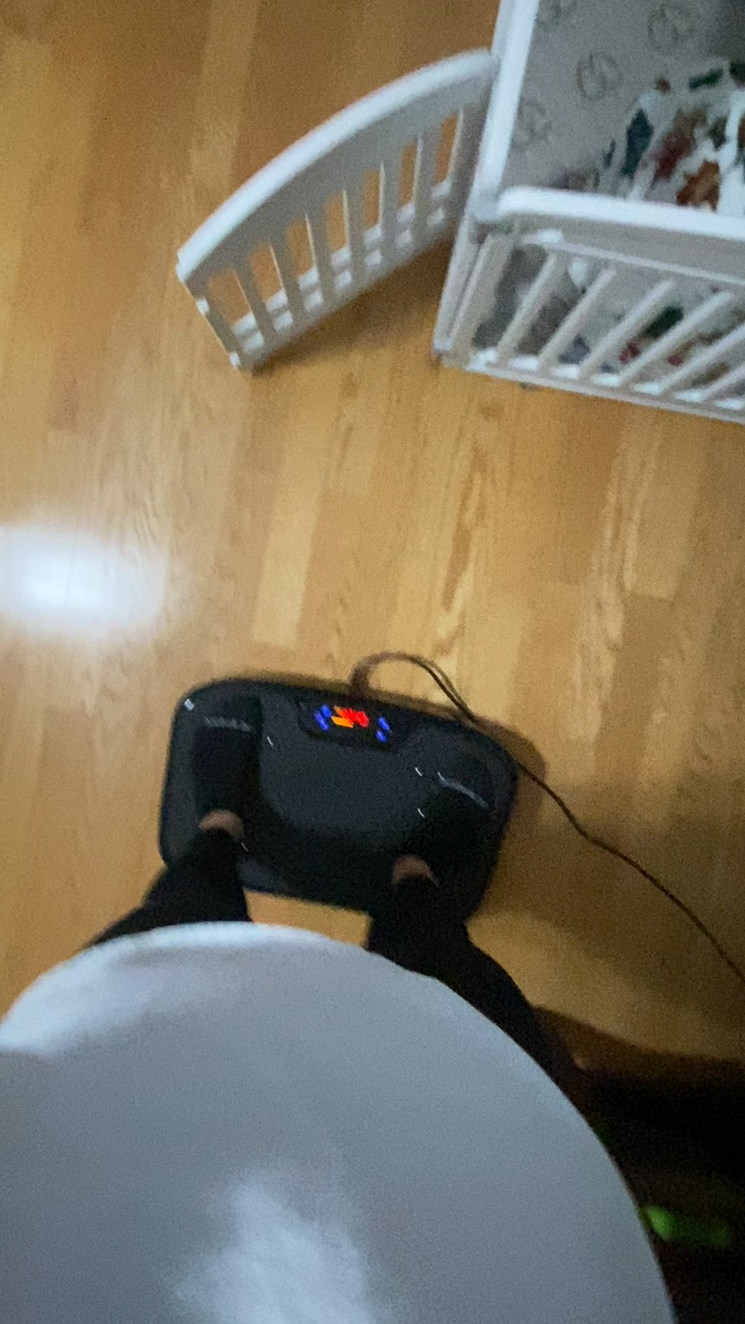 Vibration plate! This jiggles your entire body. It is great for circulation, restless legs and it says it’s great for burning calories and cellulite. 

#LTKfitnessgoals #LTKselfcare