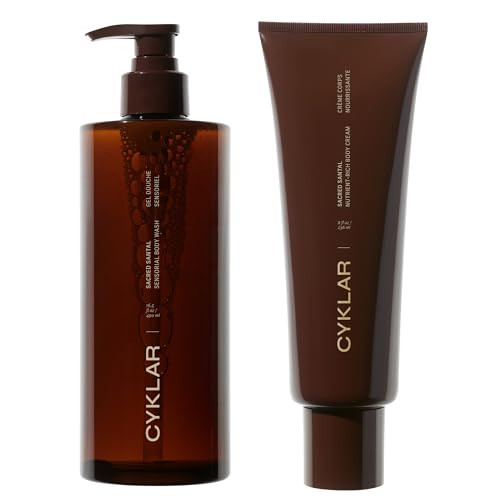 CYKLAR - Nutrient Rich Body Cream + Sensorial Body Wash - Bundle - Sacred Santal Fragrance | Amazon (US)