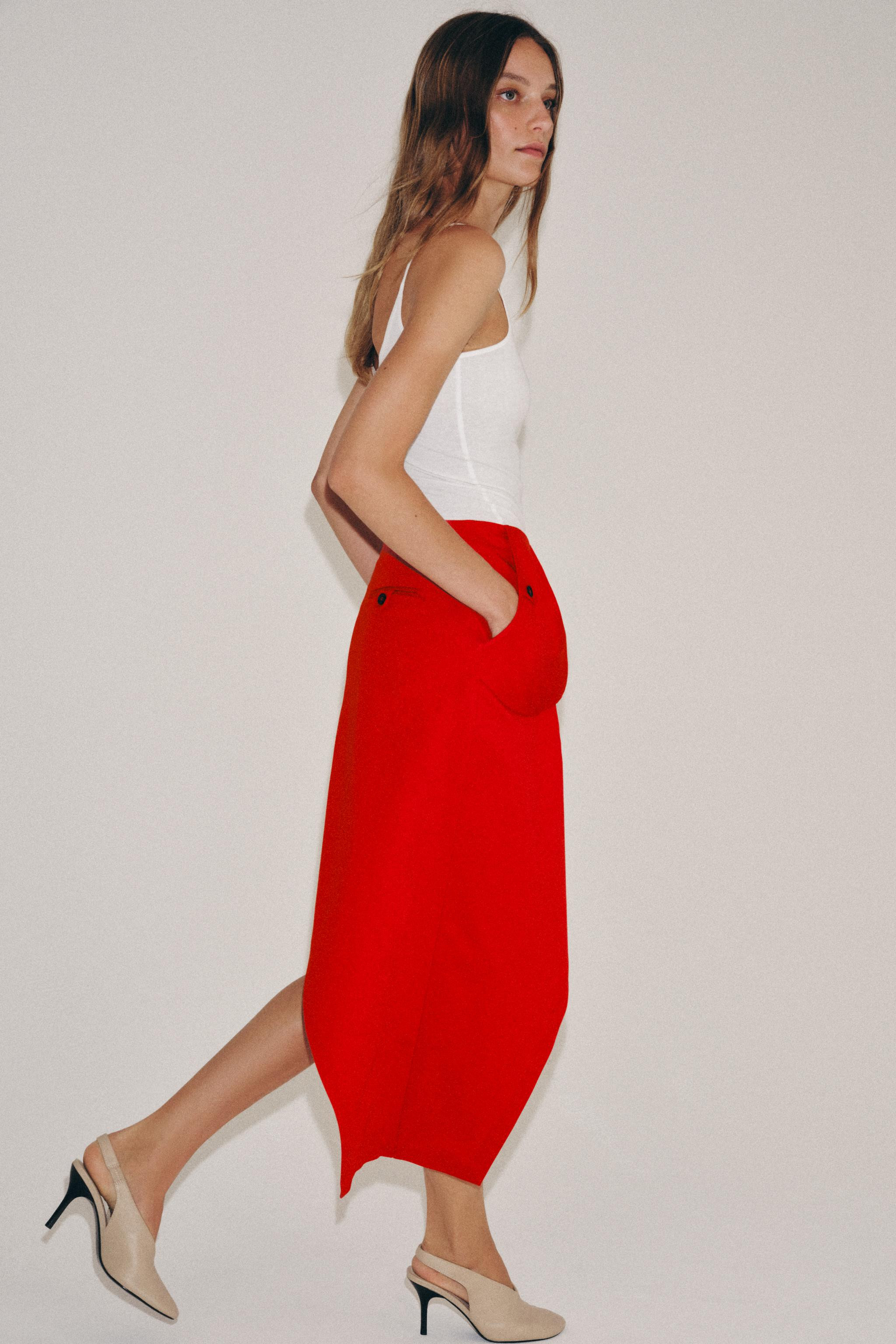 ASYMMETRIC POCKET SKIRT ZW COLLECTION | Zara US