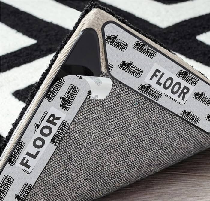 GORILLA GRIP Patent Pending Rug Gripper Pads, Keep Area Rugs Corners from Curling and Bunching, R... | Amazon (US)