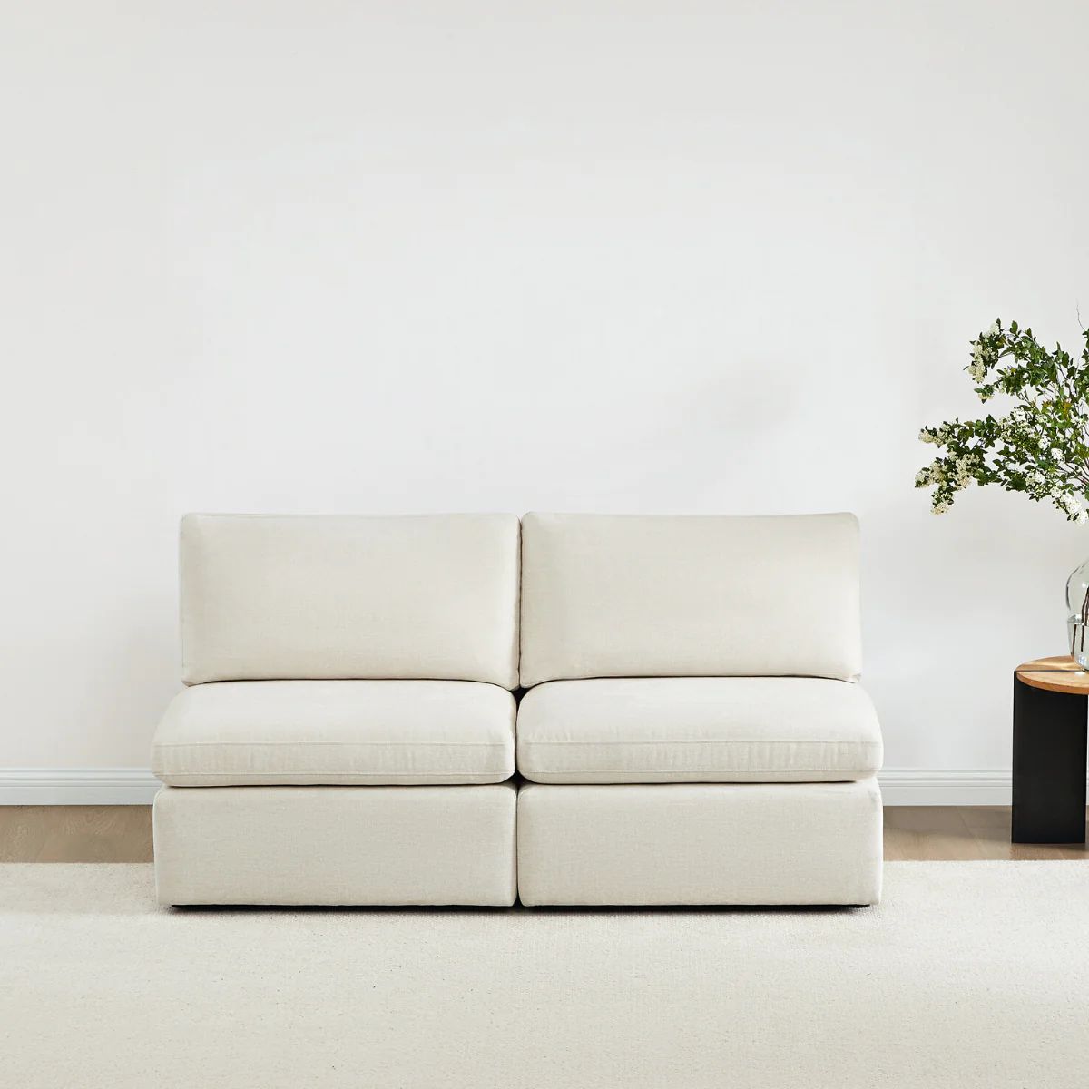 Delaney 2-Piece Modular Armless Sofa (68'') | CHITA®-chitaliving.com | Chita