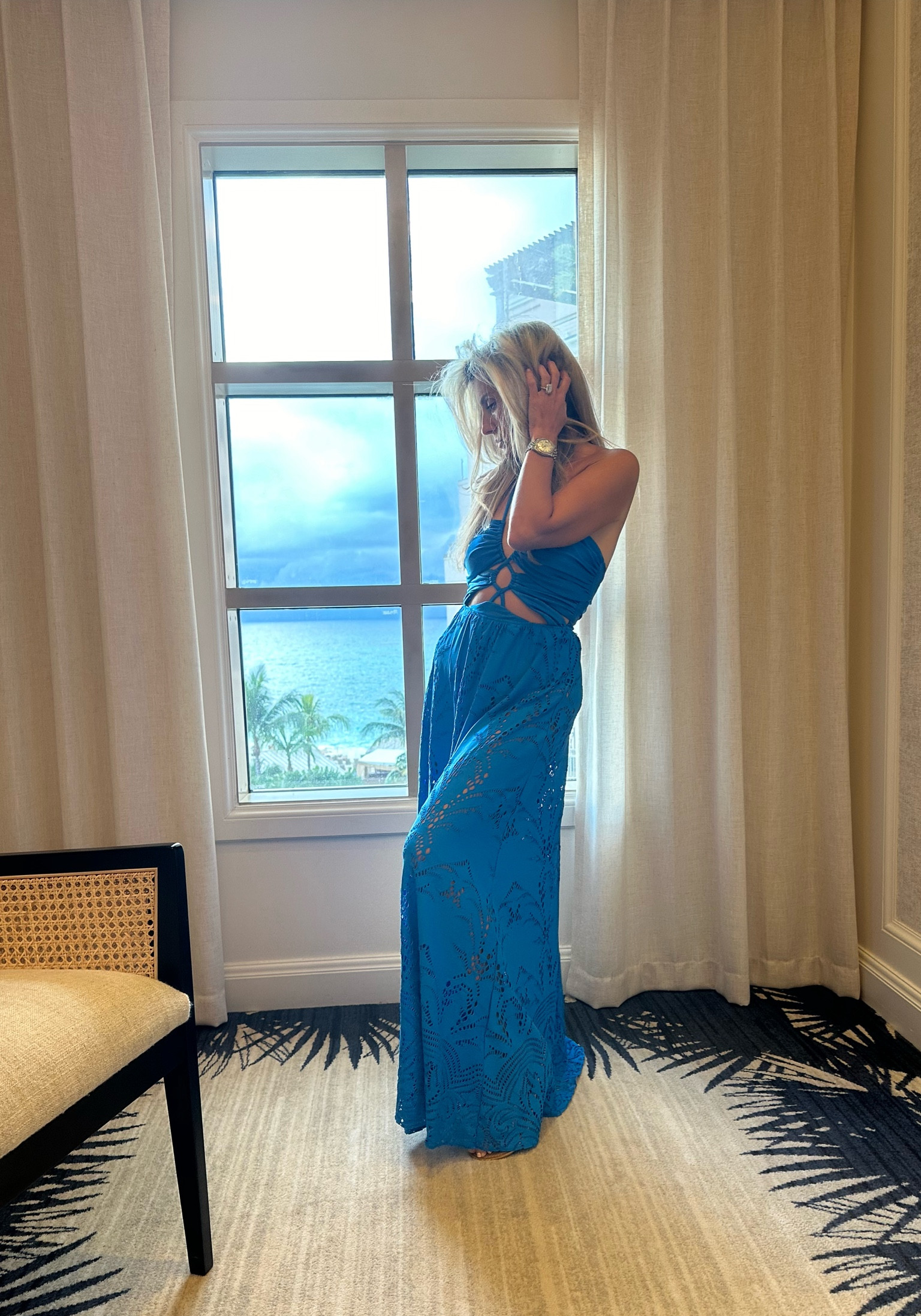 This dress is great for a vacation, pool party or even dinner on the beach.  I order the size I would wear in a once piece.  

#LTKover40 #LTKstyletip #LTKtravel