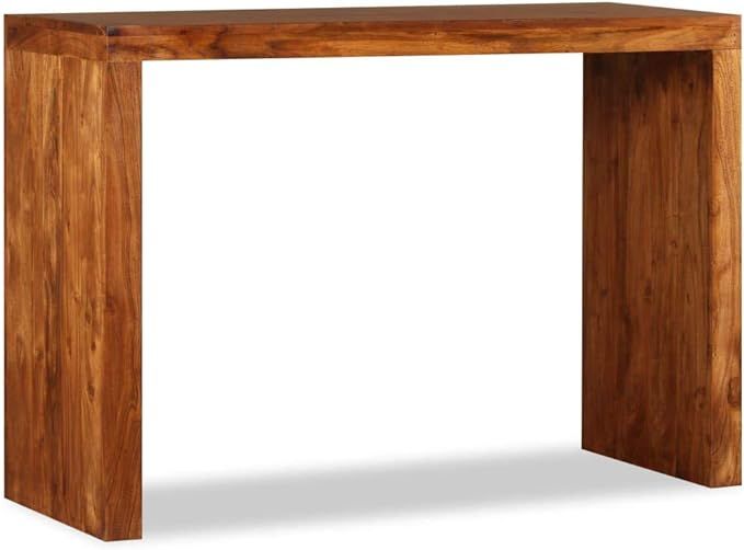 NusGear Console Table Solid Wood with Sheesham Finish 43.3"x15.7"x30" -671 | Amazon (US)