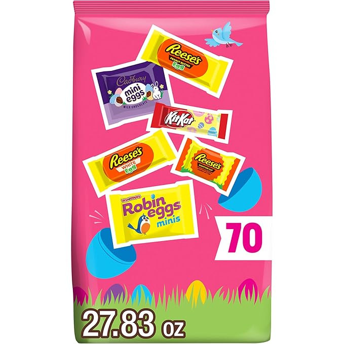 Hershey Assorted Flavored, Easter Candy Bag, 27.83 oz (70 Pieces) | Amazon (US)