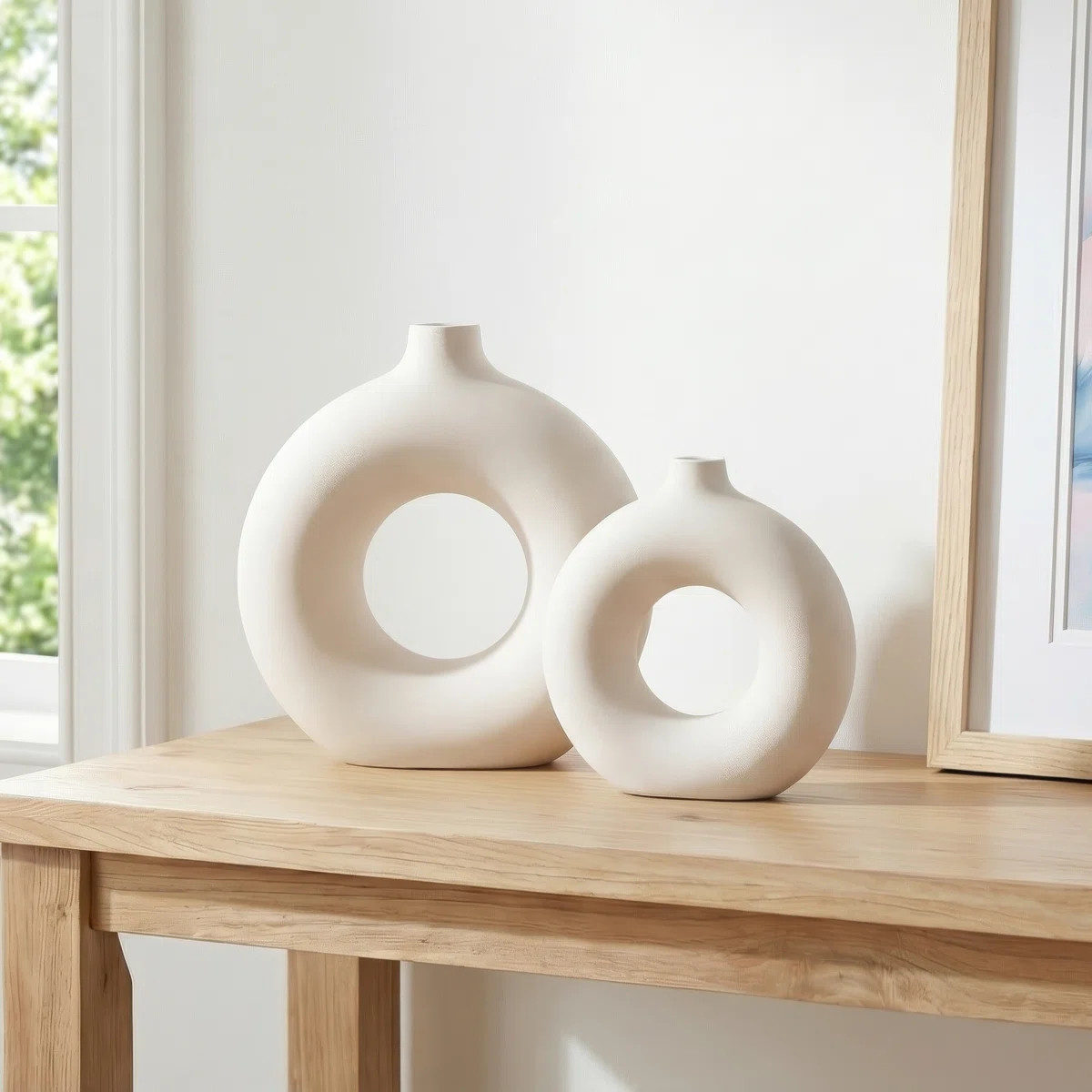 Aionna Ceramic / Porcelain Table Vase (Set of 2) | Wayfair North America