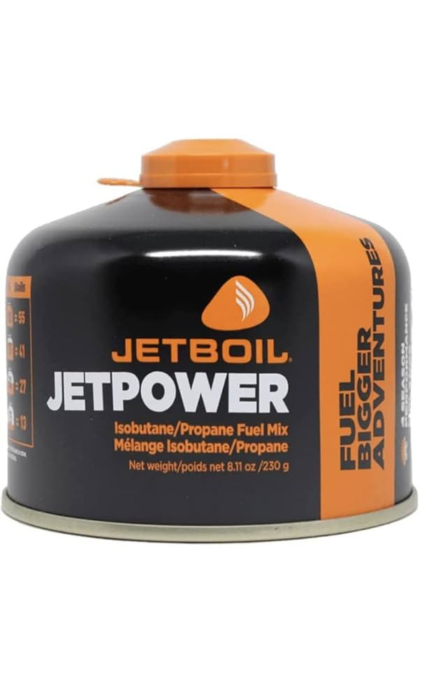 Jetboil Jetpower Fuel, 230 Grams (2 Pack) (2), Liquefied Petroleum Gas | Amazon (US)