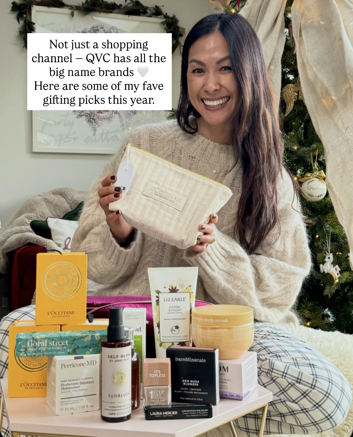AD Not just a shopping channel 👀 — QVC is an online retailer packed with well-known, bestselling brands, and I’ve found some gorgeous gifting picks this year!

✨ L’Occitane Immortelle Divine Cream 65ml & Gift Set
Worth £100 / now £85
A beautiful everyday moisturiser that helps minimise visible signs of ageing and improves firmness thanks to their iconic Immortelle blend. The set also includes a cleansing foam, mini Divine Cream, mini Divine Eye Balm, mini Reset Oil Serum and mini Youth Oil — a complete luxury routine in one box.

✨ L’Occitane 12-Piece Hand Cream Collection
Worth £40 / now £33
Twelve mini hand creams in festive baubles — perfect for teachers, stocking fillers or splitting into multiple gifts. My favourites are Almond and Verbena! Each cream is enriched with shea butter and has that unmistakable L’Occitane scent we all love.

✨ Liz Earle Bourbon Vanilla & Clove Bud Cleanse & Polish (QVC Exclusive)
£33.96 / now £24.96
The iconic cleanser that was my first introduction to Liz Earle! It melts away makeup without leaving skin tight, has won over 100 awards, and has been voted ‘Best Cleanser’ on QVC multiple times.

✨ Tili Ultimate Gifting Edit
£75
A beauty lover’s dream — with favourites from bareMinerals, NEOM Wellbeing, Molton Brown and more. Think Laura Mercier RoseGlow eyeshadow, a NEOM candle, Molton Brown bath & shower gel… all tucked inside a beautiful keepsake bag.

QVC really does make gifting easy — top brands, great value, and exclusive finds you won’t get anywhere else 🎁✨ #QVC 

#LTKgiftguide #LTKbeauty #LTKfestive