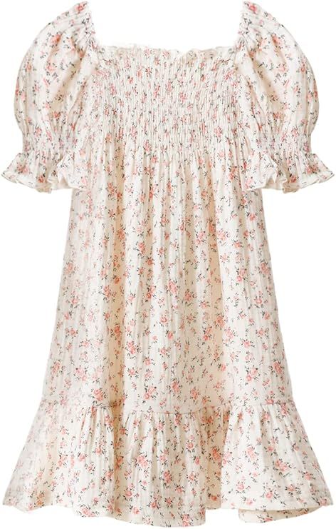 NOTHING FITS BUT Girls' Classic Cotton Muslin Hana Dress | Amazon (US)