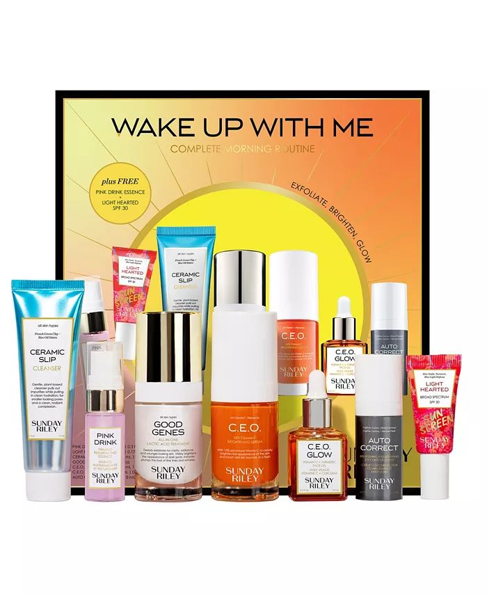 7-Pc. Wake Up With Me Complete Morning Brightening Routine Set | Macys (US)