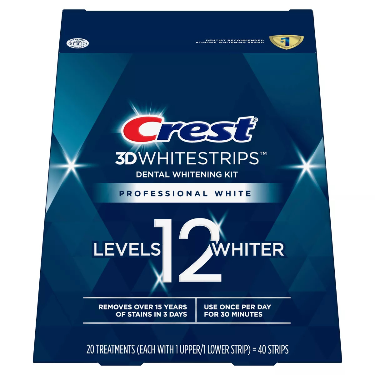 Crest 3D Whitestrips Professional White Teeth Whitening Kit, 20 Treatments | Target