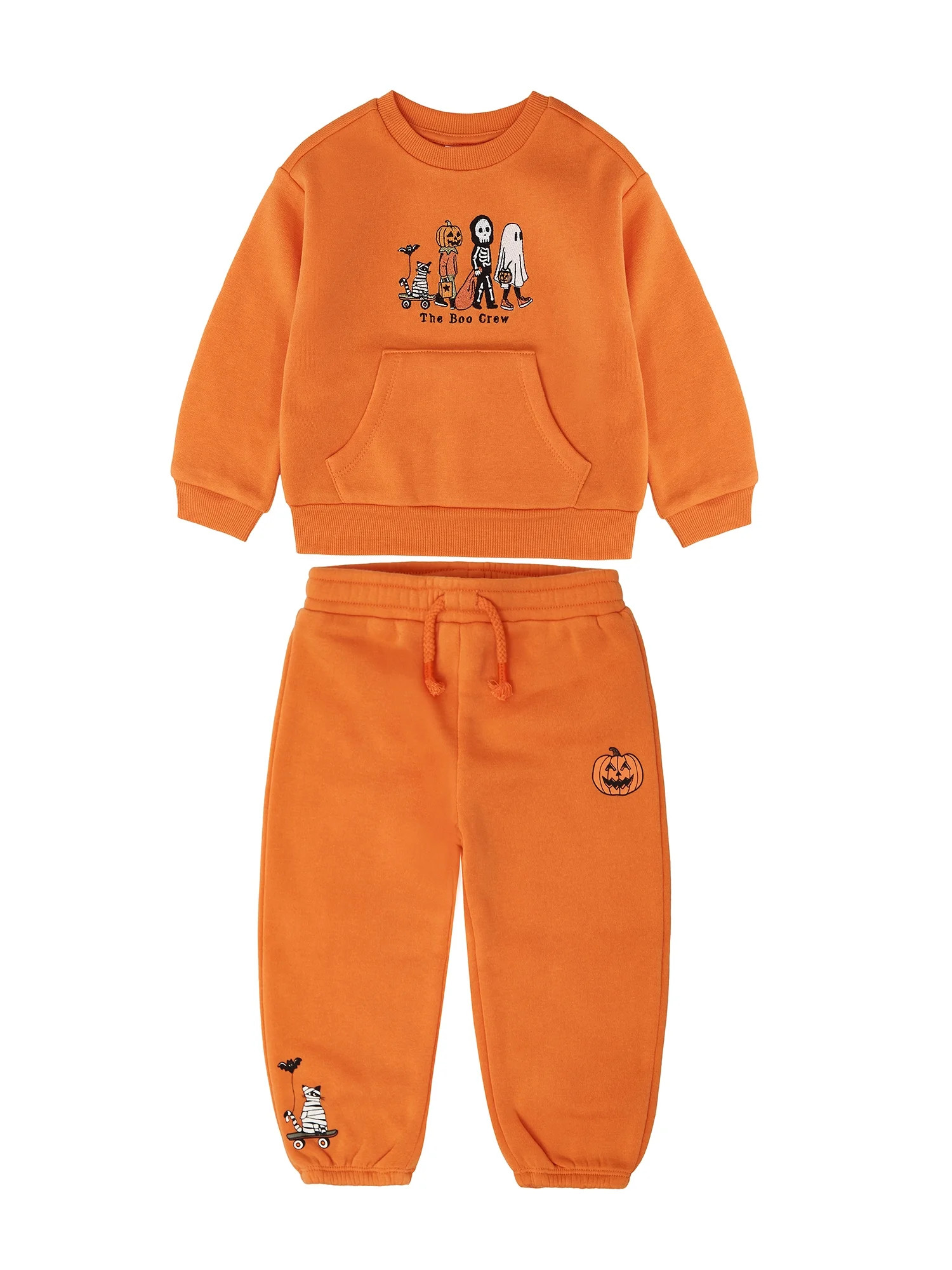 Way To Celebrate Toddler Halloween Pullover and Jogger Set, Sizes 12M-5T | Walmart (US)