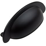 GlideRite Hardware 87600-MB-10 2.5 inch Cc Small Matte Black Cabinet Cup Bin Pulls 10 Pack | Amazon (US)