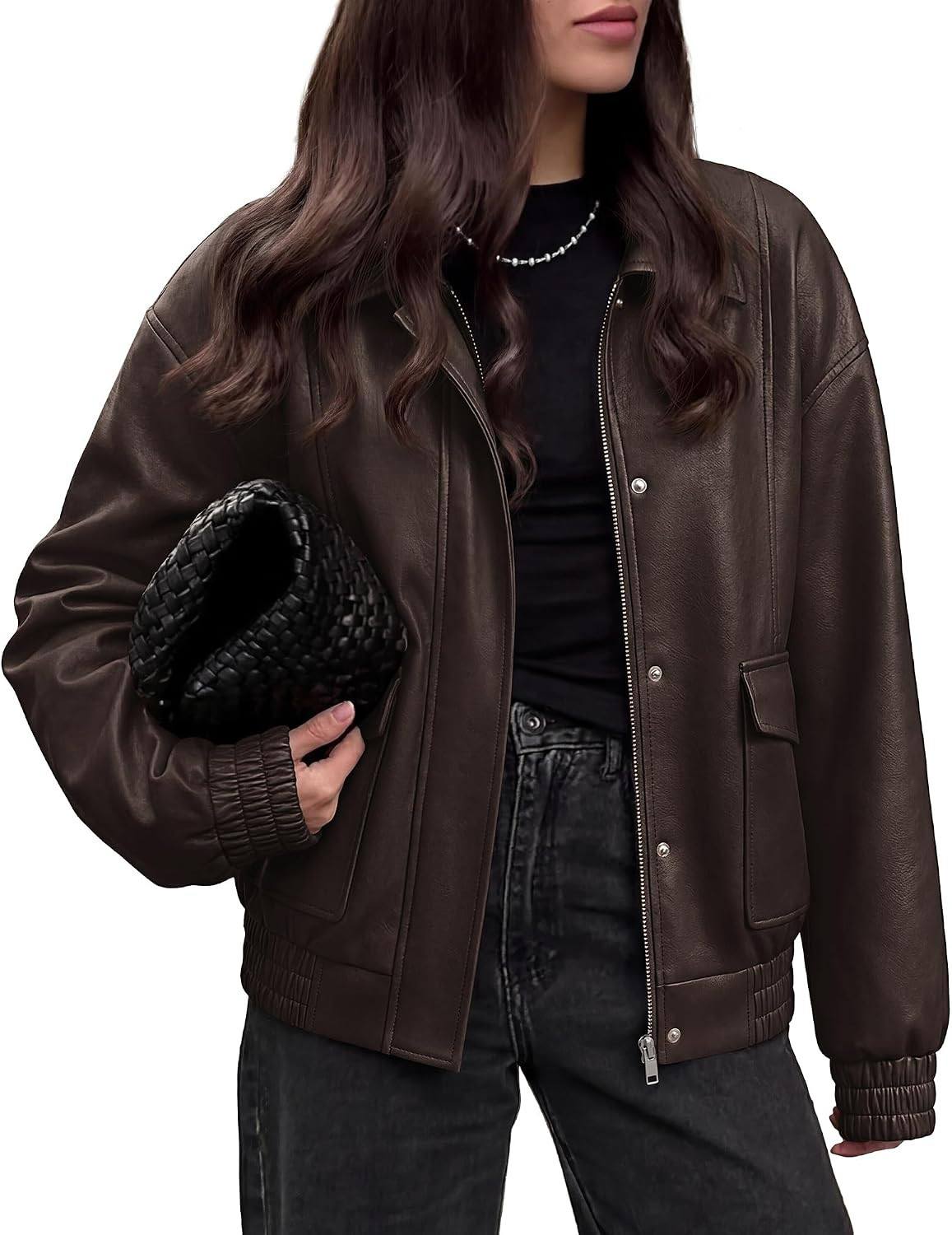 BTFBM Faux Leather Jacket Women Fall Clothes 2026 | Amazon (US)