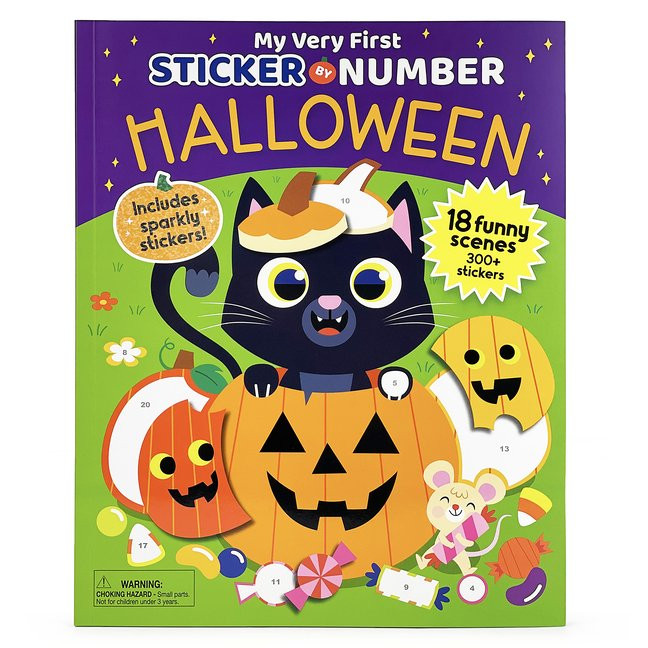 My Very First Sticker by Number: Halloween : My Very First Sticker by Number (Stickers) - Walmart... | Walmart (US)