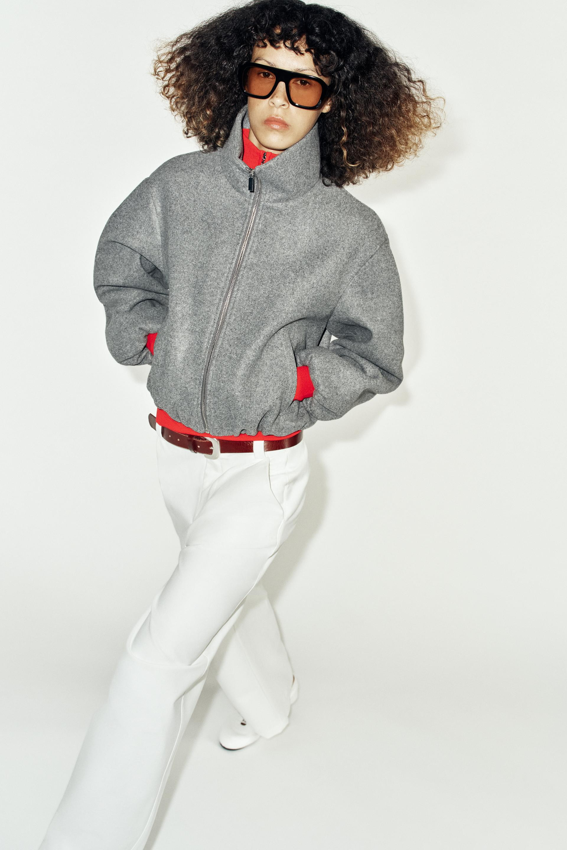Zara - Soft Bomber Jacket - Beige - Xl - Woman | Zara US