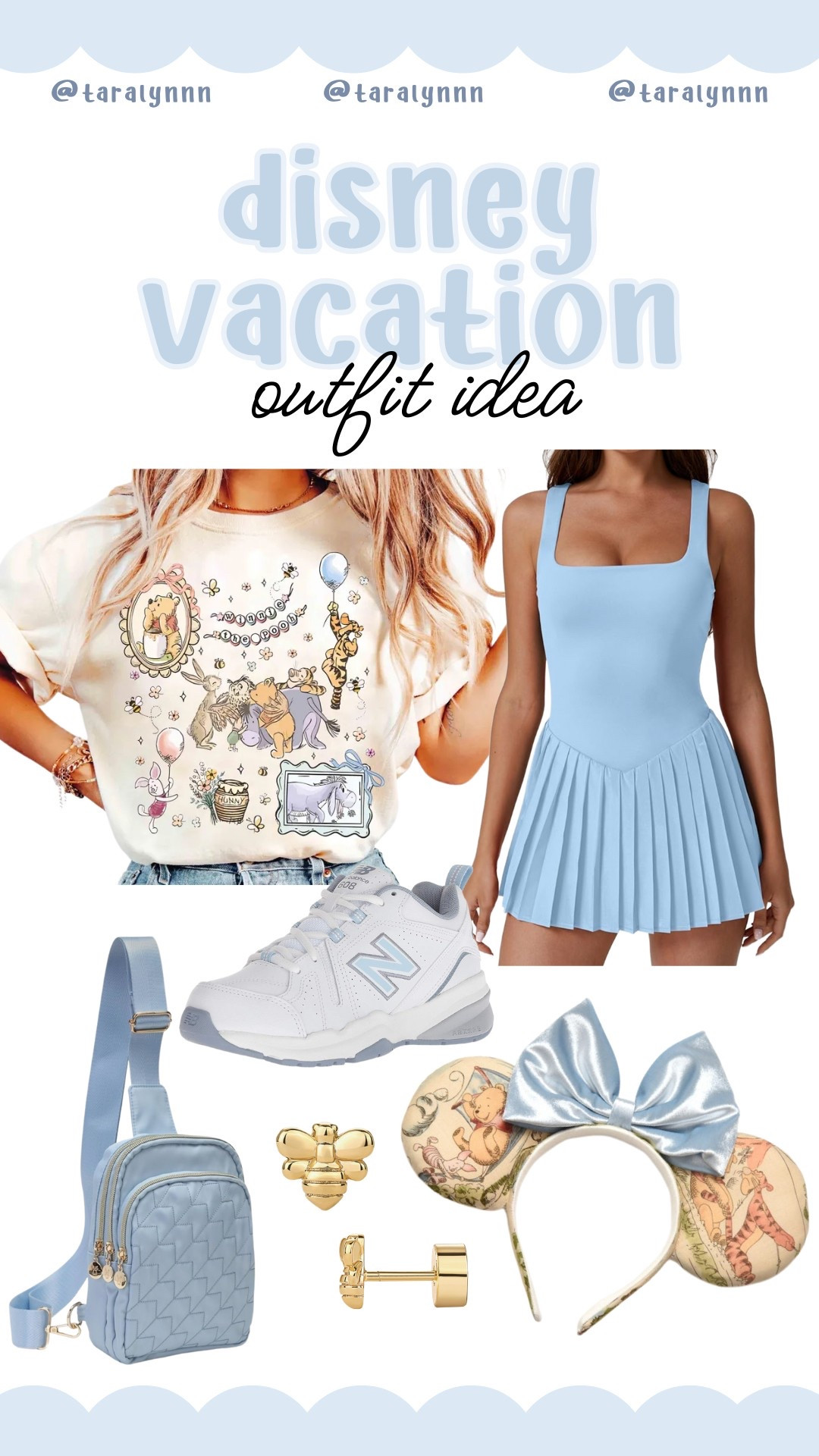 Winnie the Pooh Disney Vacation Outfit Idea 🧸🏰✨

#poohbear #winniethepooh #disney #disneyland #disneyworld #travel #disneyoutfit #disneyvacation 

#LTKFindsUnder50 #LTKTravel #LTKStyleTip