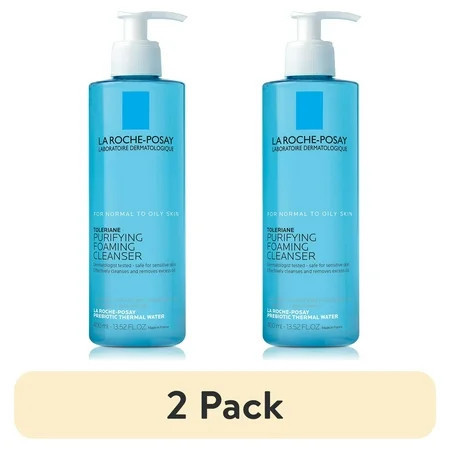 (2 pack) La Roche-Posay Toleriane Purifying Foaming Cleanser 13.52 fl oz - | Walmart (US)