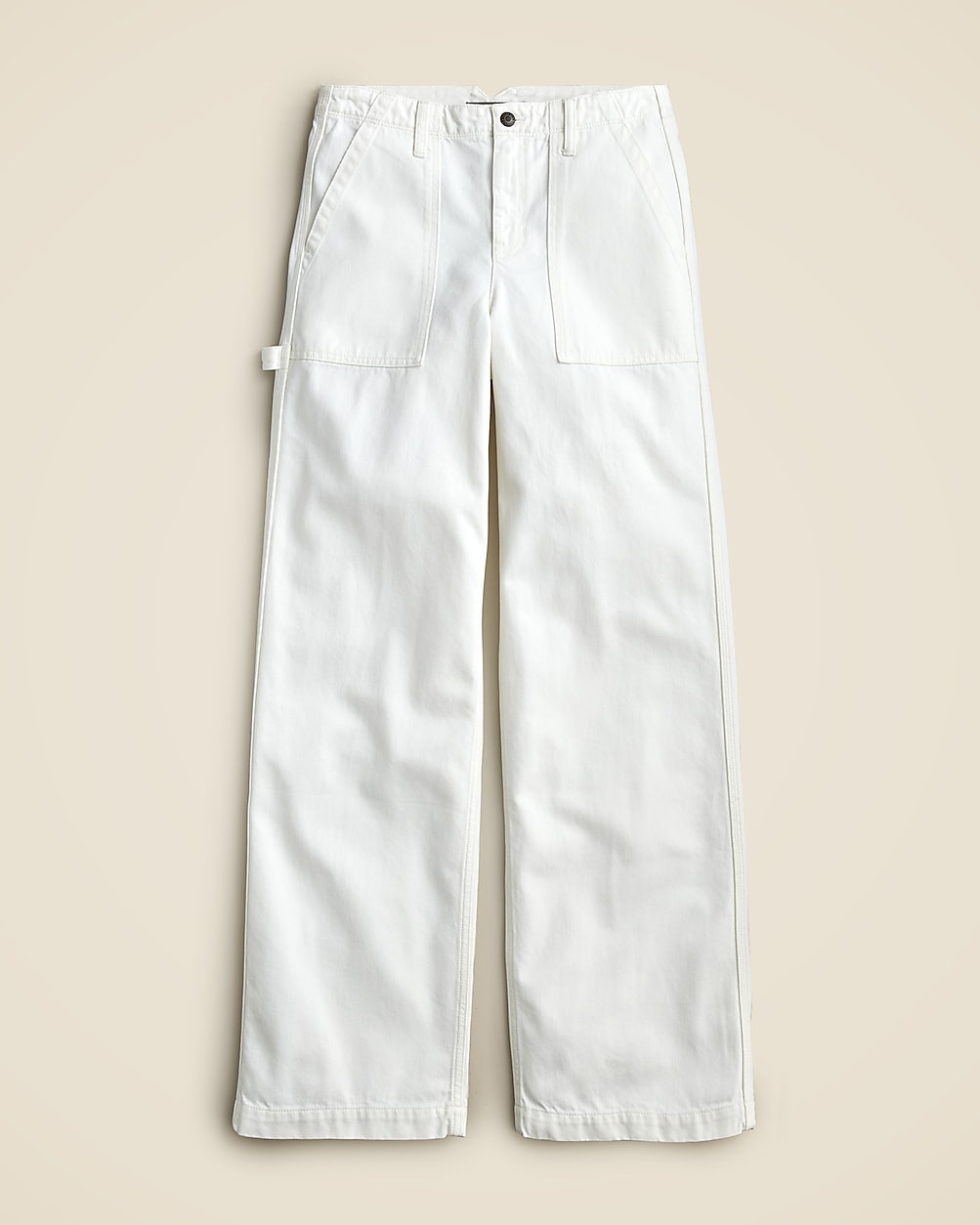 Point Sur wide-leg carpenter jean in white | J. Crew US