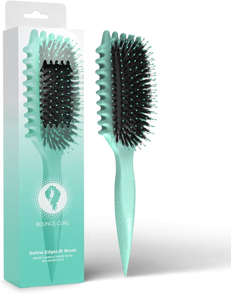 Bounce Curl Define EdgeLift Brush, 5-in-1 Tool for Effortlessly Defined Curls, Waves & Coils, Red... | Amazon (US)