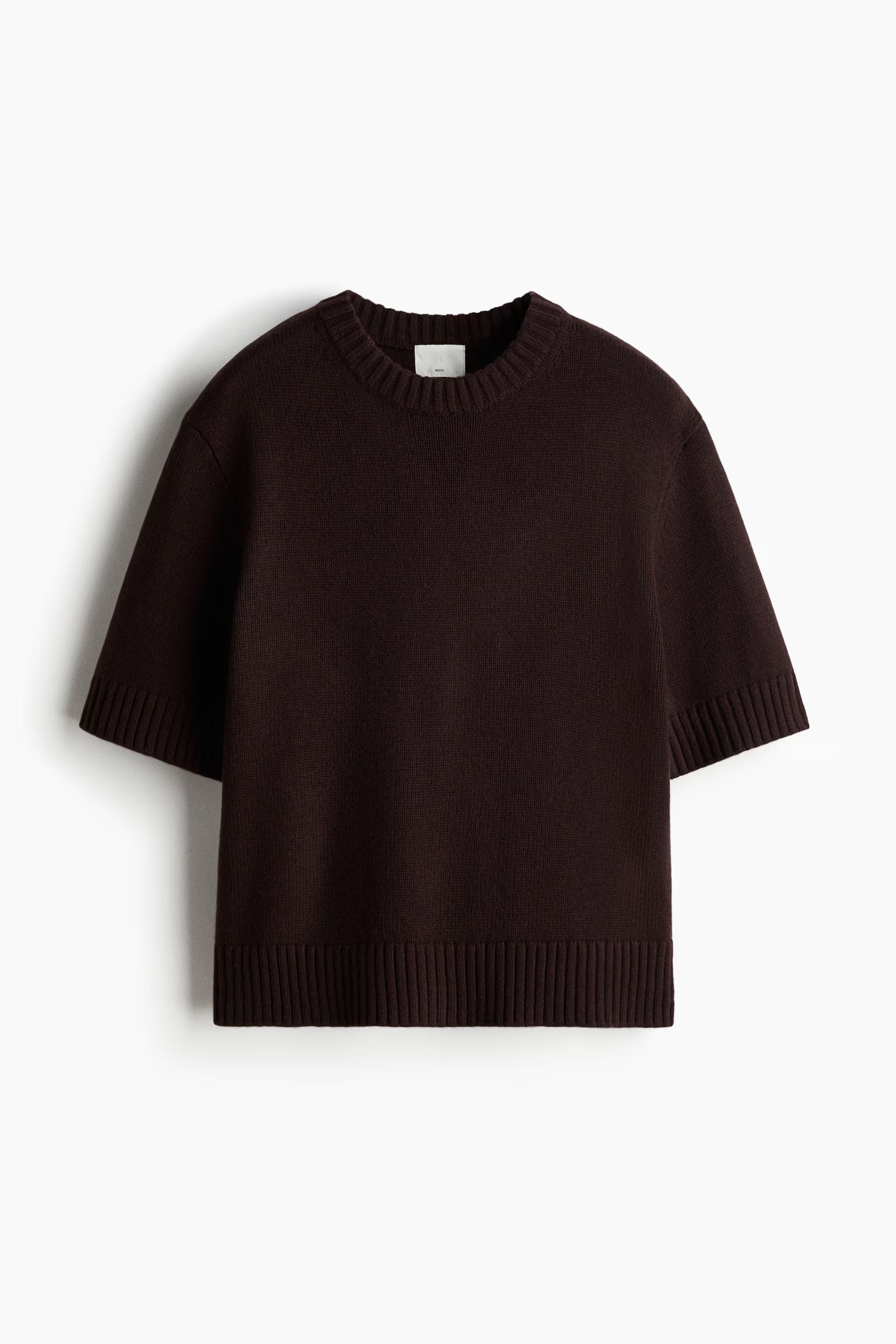 Knitted wool T-shirt | H&M (UK, MY, IN, SG, PH, TW, HK)