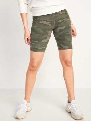 Extra High-Waisted Balance Biker Shorts for Women -- 8-inch inseam | Old Navy (US)