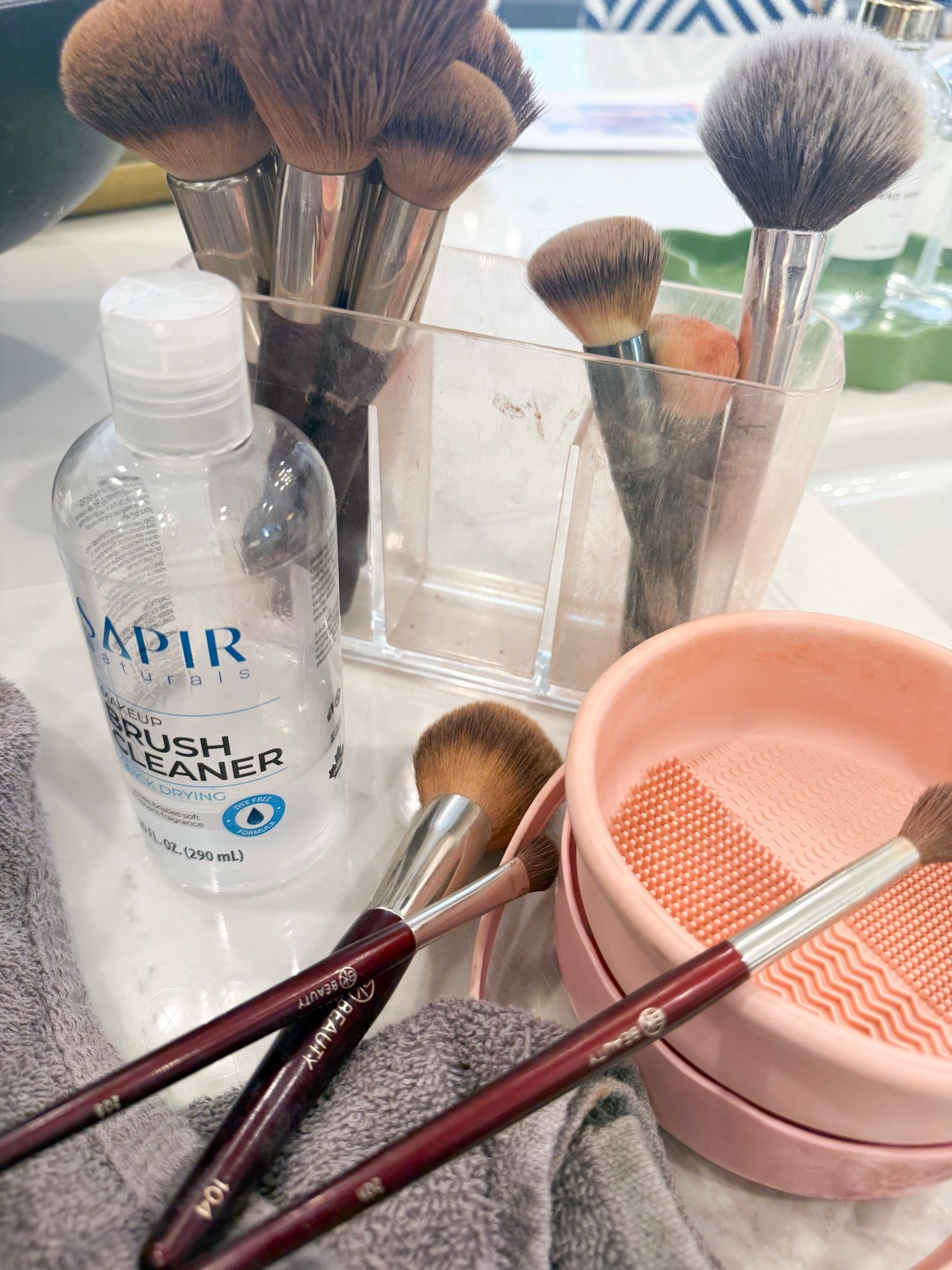 self care Saturday = my essentials for cleaning the brushes!!

#LTKBeauty