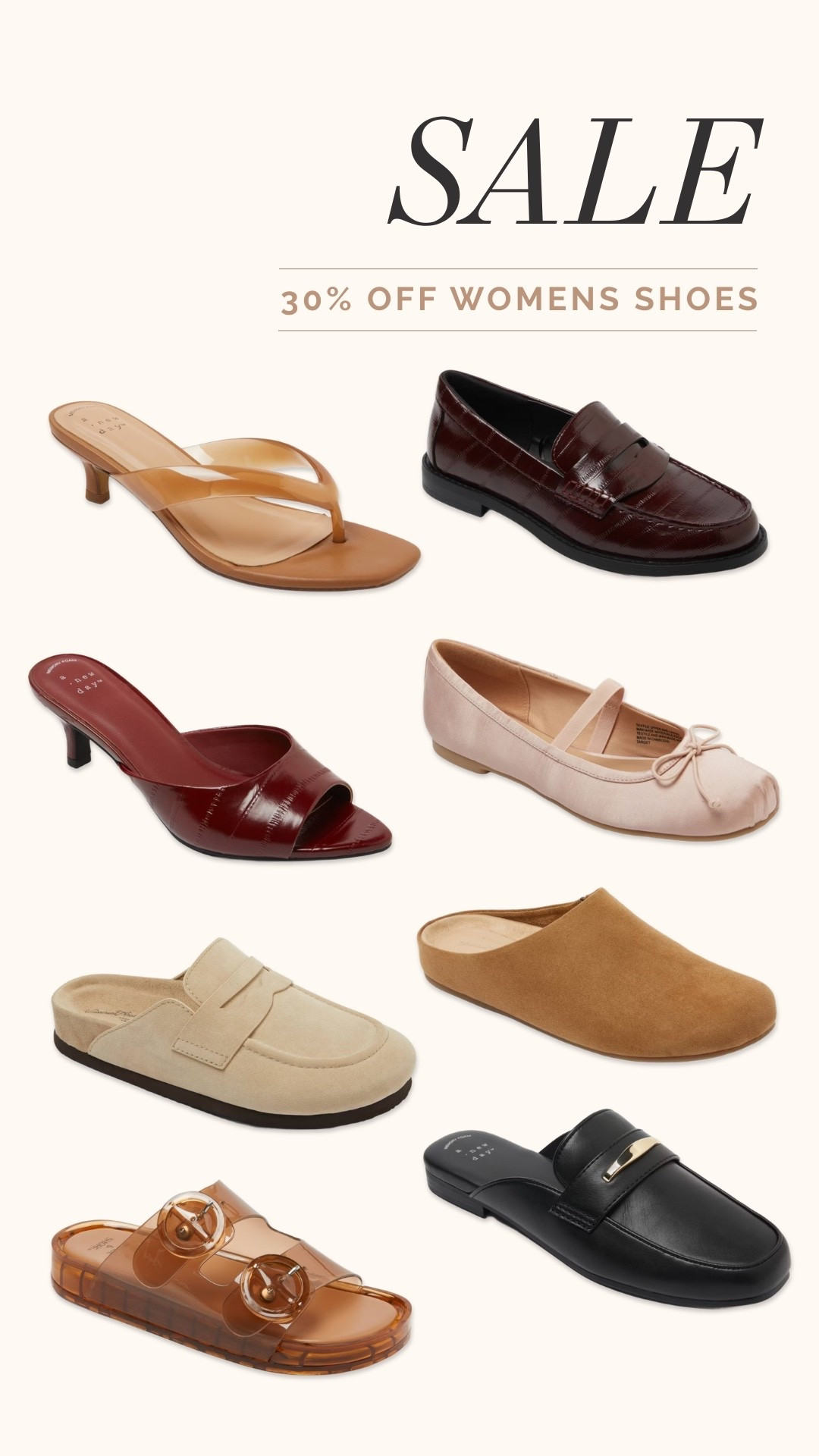 30% off womens shoes at Target!

#LTKootd #LTKgrwm #LTKSaleAlert