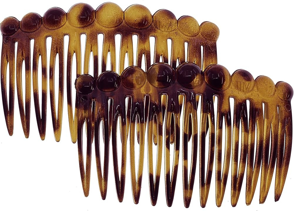 Camila Paris CP2871/2 French Hair Side Comb Small Rounded, Tokio French Twist Hair Combs Decorati... | Amazon (US)