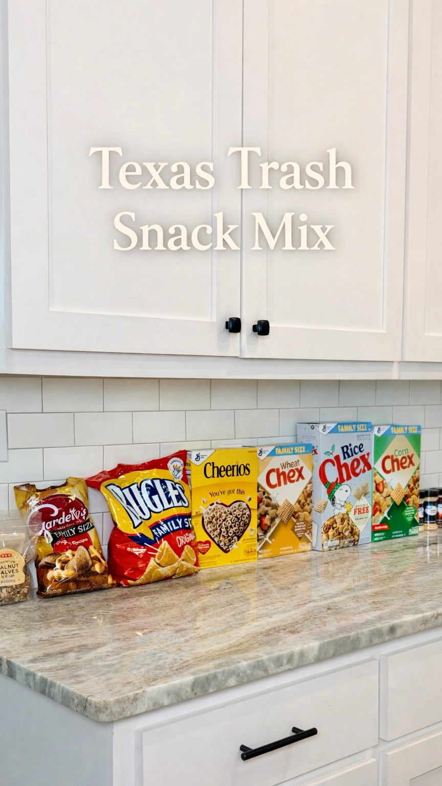 𝑪𝒐𝒍𝒅 𝒘𝒆𝒂𝒕𝒉𝒆𝒓 = 𝒔𝒏𝒂𝒄𝒌 𝒎𝒊𝒙 𝒔𝒆𝒂𝒔𝒐𝒏 𝒐𝒗𝒆𝒓 𝒉𝒆𝒓𝒆 ❄️😋

This Texas Trash Snack Mix is salty, buttery, a little spicy, and completely addicting. Perfect for movie nights, party snacks, game days, or when everyone’s home saying “I’m hungry” every 5 minutes.

Save this one 👇🏻 

🥣Texas Trash Snack Mix
Snack Mix:
• 2 cups Corn Chex
• 2 cups Rice Chex
• 2 cups Wheat Chex
• 2 cups Gardetto’s
• 2 cups Cheerios
• 2 cups Peanuts
• 2 cups Walnuts
• 2 cups Bugles

Sauce / Seasoning:
• 1 stick salted butter or Oleo
• 1 cup of bacon drippings
• 2 Tbsp Tabasco Sauce (depending on heat you like)
• 2 Tbsp Worcestershire sauce
• 1.5 Tbsp garlic salt
• 1 Tbsp savory salt

Mix all ingredients together in a large bowl or pan. Put all sauce ingredients into a pot. Cook on medium heat, stirring until well blended. Pour sauce over the mix and stir gently. Spread evenly onto a large cookie sheet pan (I used a tin foil pan and it worked great for everything). Bake at 250 degrees for 1 hour, stirring every 15-20 minutes. Allow it to cool and store in an airtight container. 

#homewithkids #appetizerrecipes #momhacks #cozyhomevibes #gamedaysnacks 🏈 

#LTKHome #LTKfoodie #LTKmomlife