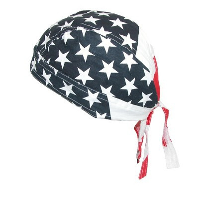 CTM Men's Cotton American Flag Do Rag Cap, American Flag | Target