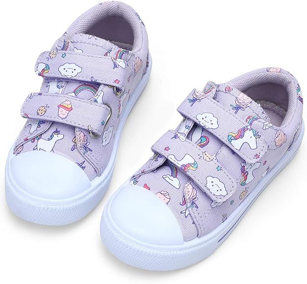 STQ Toddler Boys & Girls Slip On Canvas Sneakers | Amazon (US)