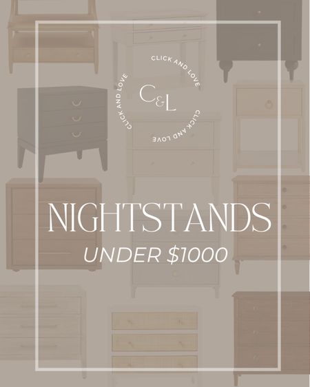 I did a round up of nightstands for every budget. This mix is all under $1000 from a mix of retailers 👏🏼

Nightstands, budget friendly nightstand, under 1000, nightstand, bedroom furniture, neutral nightstand, modern nightstand, traditional bedroom, modern bedroom, guest room, primary bedroom, white nightstand, wooden nightstand, black nightstand, Ballard designs, Anthropologie, Amazon, Amazon home


#LTKhome #LTKstyletip #LTKsalealert
